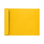 LUX Open-End 10in x 13in Envelopes, Peel & Press Closure, Sunflower Yellow, Pack Of 250