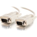 C2G 10ft DB9 M/M Cable - Beige - DB-9 Male Serial - DB-9 Male Serial - 10ft - Beige