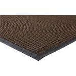 Genuine Joe Waterguard Indoor/Outdoor Floor Mat, 3ft x 5ft, Brown