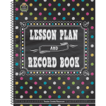 Teacher Created Resources Lesson Plan And Record Books, Chalkboard Brights, Pack Of 2