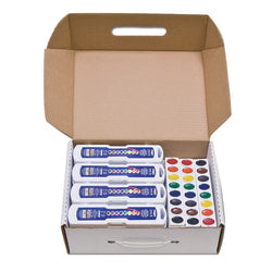 Prang Watercolor Oval Set Without Brush, Assorted, Set Of 16 Colors