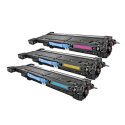 M&A Global Cartridges High-Yield Remanufactured Toner Drum Units, Cyan/Magenta/Yellow, HP824A 3CLR (HP 824A / CB385A / CB386A / CB387A), Pack Of 3