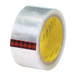 3M 373 Carton Sealing Tape, 2in x 55 Yd., Clear, Case Of 36