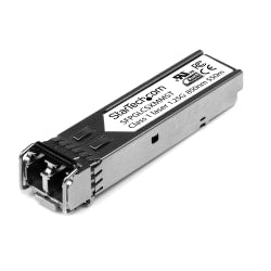 StarTech.com Cisco GLC-SX-MM Compatible SFP Module - 1000BASE-SX Fiber Optical SFP Transceiver - Lifetime Warranty - 1 Gbps - Maximum Transfer Distance: 550 m (1804 ft) - 100% compatibility with Cisco GLC-SX-MM guaranteed - StarTech.com lifetime warranty