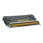 Hoffman Tech Remanufactured Yellow High Yield Toner Cartridge Replacement For Lexmark C5222YS, C5242YH, IG200517