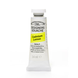 Winsor & Newton Designers Gouache, 14 mL, Jet Black, 335