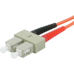 C2G SC-ST 62.5/125 OM1 Duplex Multimode Fiber Optic Cable (Plenum-Rated) - Patch cable - SC multi-mode (M) to ST multi-mode (M) - 15 m - fiber optic - duplex - 62.5 / 125 micron - OM1 - molded, plenum - orange