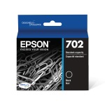 Epson 702 DuraBrite Ultra Black Ink Cartridge, T702120-S