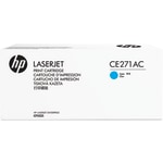 HP 650A Cyan Toner Cartridge, CE271AC