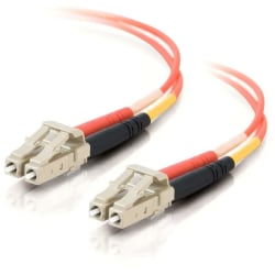 C2G LC-LC 62.5/125 OM1 Duplex Multimode PVC Fiber Optic Cable (LSZH) - Patch cable - LC multi-mode (M) to LC multi-mode (M) - 5 m - fiber optic - duplex - 62.5 / 125 micron - OM1 - orange