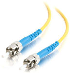 C2G-5m ST-ST 9/125 OS1 Simplex Singlemode PVC Fiber Optic Cable - Yellow - 5m ST-ST 9/125 Simplex Single Mode OS2 Fiber Cable - Yellow - 16ft