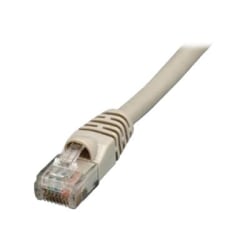 Comprehensive - Patch cable - RJ-45 (M) to RJ-45 (M) - 14 ft - UTP - CAT 5e - molded, snagless, stranded - gray