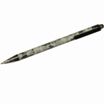 SKILCRAFT AbilityOne Camouflage Retractable Ballpoint Pens, Medium Point, Black, Box Of 12 Pens