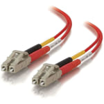 C2G-1m LC-LC 50/125 OM2 Duplex Multimode Fiber Optic Cable (Plenum-Rated) - Red - Fiber Optic for Network Device - LC Male - LC Male - 50/125 - Duplex Multimode - OM2 - Plenum-Rated - 1m - Red