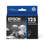 Epson 125 DuraBrite Ultra Black Ink Cartridge, T125120