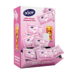 nJOY Saccharine Packets With Dispenser, Pink, Box Of 400