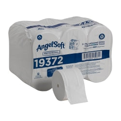 Angel Soft by GP PRO Professional Series Compact Coreless Premium Embossed 2-Ply Toilet Paper, 1125 Sheets Per Roll, Pack Of 18 Rolls