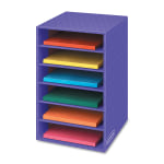 Bankers Box 60% Recycled Shelf Organizer, 18inH x 12inW x 13 3/10inD, Purple