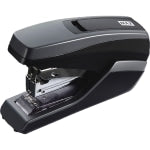 MAX HD-55FL Half-strip Stapler - 35 of 80g/m2 Paper Sheets Capacity - 100 Staple Capacity - Half Strip - 24/6mm, 26/6mm Staple Size - 1.34in Throat Depth - 1 Each - Gray, Black