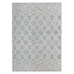 Linon Aria Area Rug, 3ft x 5ft, Savre Cream/Gray