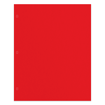 Office Depot Brand 2-Pocket School-Grade Paper Folder, Letter Size, Red