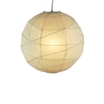 Adesso Orb Pendant Ceiling Lamp, Small, Natural