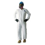 DuPont Tyvek TY120S Protective Overalls, Large, White, Carton Of 25