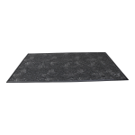 Waterhog Plus Swirl Floor Mat, 48in x 96in, Gray Ash