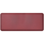 GelPro NewLife Designer Comfort Leather Grain Anti-Fatigue Floor Mat, 20in x 48in, Cranberry