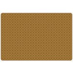 Carpets for Kids KIDSoft Comforting Circles Solid Tonal Rug, 6ftx9ft, Brown/Tan