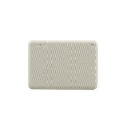 Toshiba Canvio Advance Portable External Hard Drive, 4TB, White