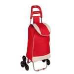 Honey-Can-Do Large Rolling Knapsack Cart With Handle, 39 3/8in x 17 3/8in x 11 4/5in, Red