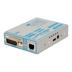 Omnitron FlexPoint 10AUI/T - Media converter - 10Mb LAN - 10Base-T, AUI - 15 pin D-Sub (DB-15) / RJ-45 - up to 328 ft