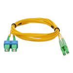 AddOn - Patch cable - LC/APC single-mode (M) to SC/APC single-mode (M) - 2 m - fiber optic - duplex - 9 / 125 micron - OS2 - riser - yellow