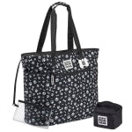 Mobile Dog Gear Dogssentials Polyester Tote Bag, 16inH x 8-3/4inW x 19-1/2inD, Black/White Paw Print