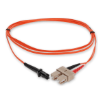 AddOn 2m MT-RJ to SC OM1 Orange Patch Cable - Patch cable - MT-RJ/UPC multi-mode (M) to SC/UPC multi-mode (M) - 2 m - fiber optic - 62.5 / 125 micron - OM1 - halogen-free - orange