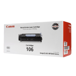 Canon 106 Black Toner Cartridge, 0264B001