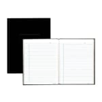 Blueline Brand 50% Recycled Composition Book, 7 1/4in x 9 1/4in, College Ruled, 192 Sheets, Black