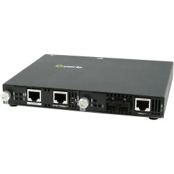 Perle SMI-100-M2SC2 - Fast Ethernet Standalone IP Managed Media Converter - 1 x Network (RJ-45) - 1 x SC Ports - DuplexSC Port - Management Port - Multi-mode - Fast Ethernet - 10/100Base-TX, 100Base-FX - 1.24 Mile - External