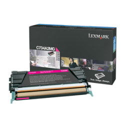 Lexmark C734A2MG Return Program Magenta Toner Cartridge