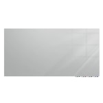 Ghent Aria Low Profile Glassboard, Magnetic, 48inH x 60inW, Gray