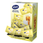 nJOY Sucralose Packets With Dispenser, Yellow, Box Of 400