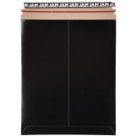 JAM Paper Photo Mailer Envelope, 11in x 13 1/2in, 100% Recycled, Black