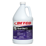 Betco Quat-Stat 5 Disinfectant, Lavender, 140 Oz Bottle, Case Of 4