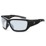 Ergodyne Skullerz Safety Glasses, Baldr, Anti-Fog, Black Frame, Indoor/Outdoor Lens