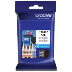 Brother LC3019I Extra-High-Yield Cyan Ink Cartridge, LC3019C