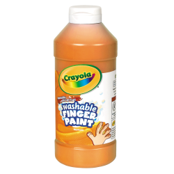 Crayola Washable Finger Paint, 16 Oz., Yellow