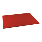 Winco Polyethylene Cutting Board, 1/2inH x 18inW x 24inD, Red