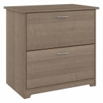 Bush Furniture Cabot 31-1/4inW x 19-4/7inD Lateral 2-Drawer File Cabinet, Ash Gray, Standard Delivery