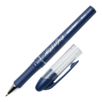 SKILCRAFT Alphagrip Ballpoint Pens, Medium Point, Blue Barrel, Blue Ink, Pack Of 12